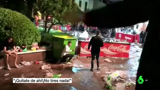 Pelea a botellazos en Getafe Pelea a botellazos en Getafe
