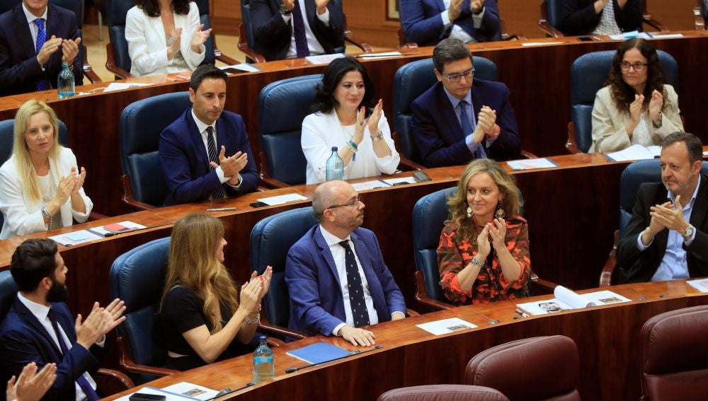 Juan Trinidad, de Ciudadanos, presidente de la Asamblea de Madrid