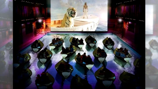 Comer, dormir, bañarse, jugar... todo lo que se puede hacer en una sala de cine Comer, dormir, bañarse, jugar... todo lo que se puede hacer en una sala de cine