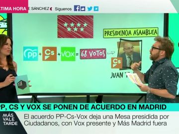 El "truco de magia" de Ciudadanos y Vox para constituir la Mesa de la Asamblea El "truco de magia" de Ciudadanos y Vox para constituir la Mesa de la Asamblea