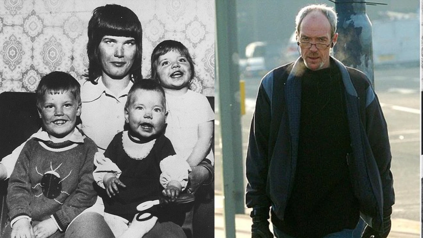Elsie Urry con sus pequeños asesinados (izqda) y David McGreavy (derecha) Elsie Urry con sus pequeños asesinados (izqda) y David McGreavy (derecha)