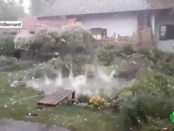 Varios heridos tras una bestial tormenta de granizo en el sur de Alemania Varios heridos tras una bestial tormenta de granizo en el sur de Alemania
