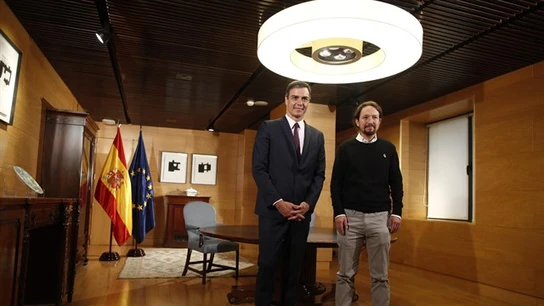 Pedro Sánchez y Pablo Iglesias Pedro Sánchez y Pablo Iglesias