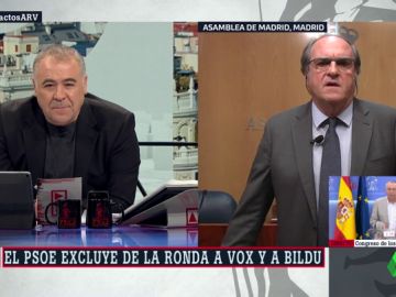 Ángel Gabilondo (PSOE) no tira la tolla en Madrid: "Está muy difícil, creo que ya hay un tripartito" Ángel Gabilondo (PSOE) no tira la tolla en Madrid: "Está muy difícil, creo que ya hay un tripartito"