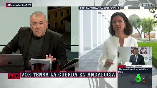 Isabel Morillo: "Vox no va de farol en Andalucía, y exige compromiso por escrito para desmantelar los 'chiringuitos' públicos" Isabel Morillo: "Vox no va de farol en Andalucía, y exige compromiso por escrito para desmantelar los 'chiringuitos' públicos"