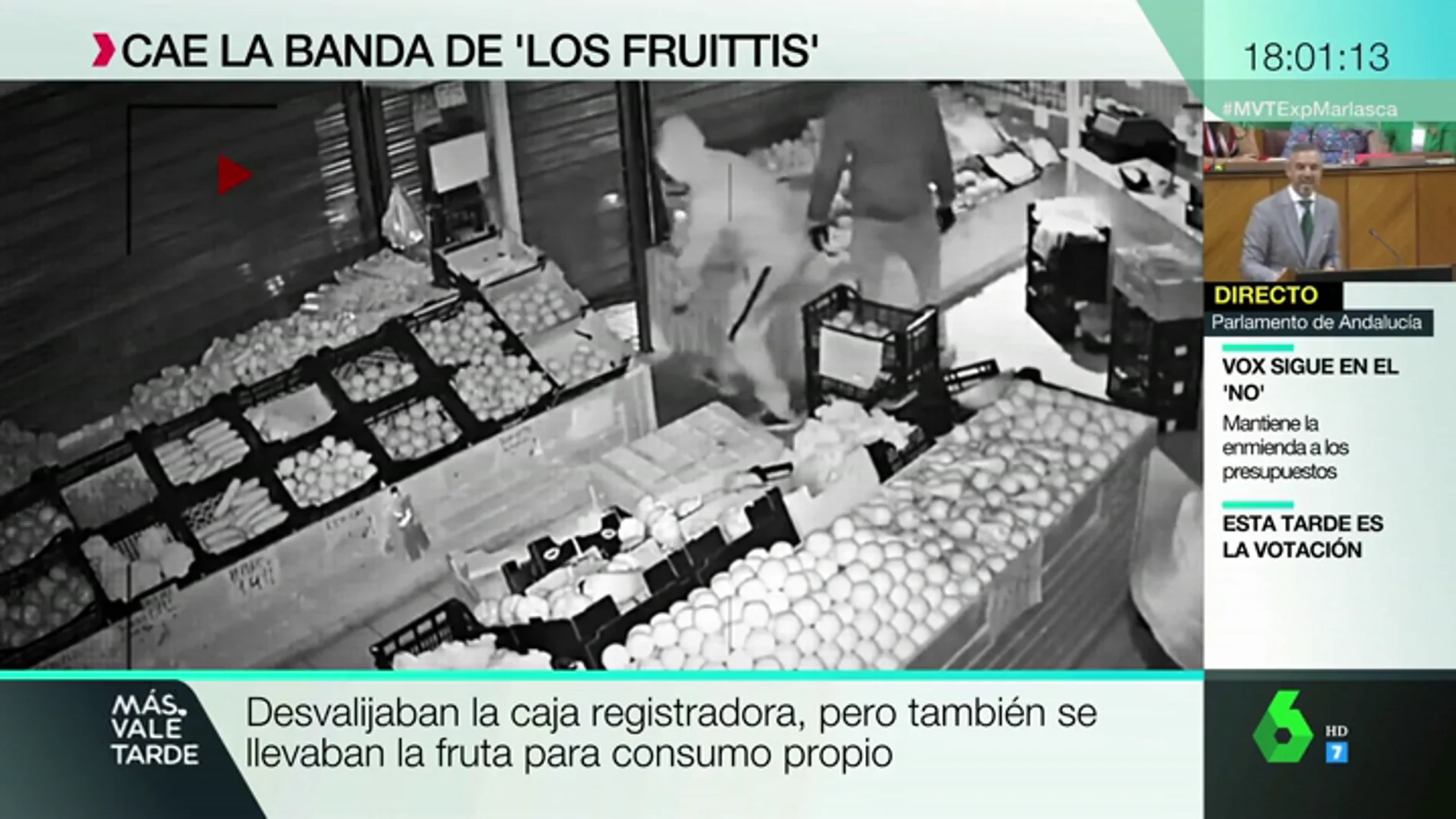 Detienen en Madrid a 'Los fruittis', la banda de jóvenes especializada en robar fruterías