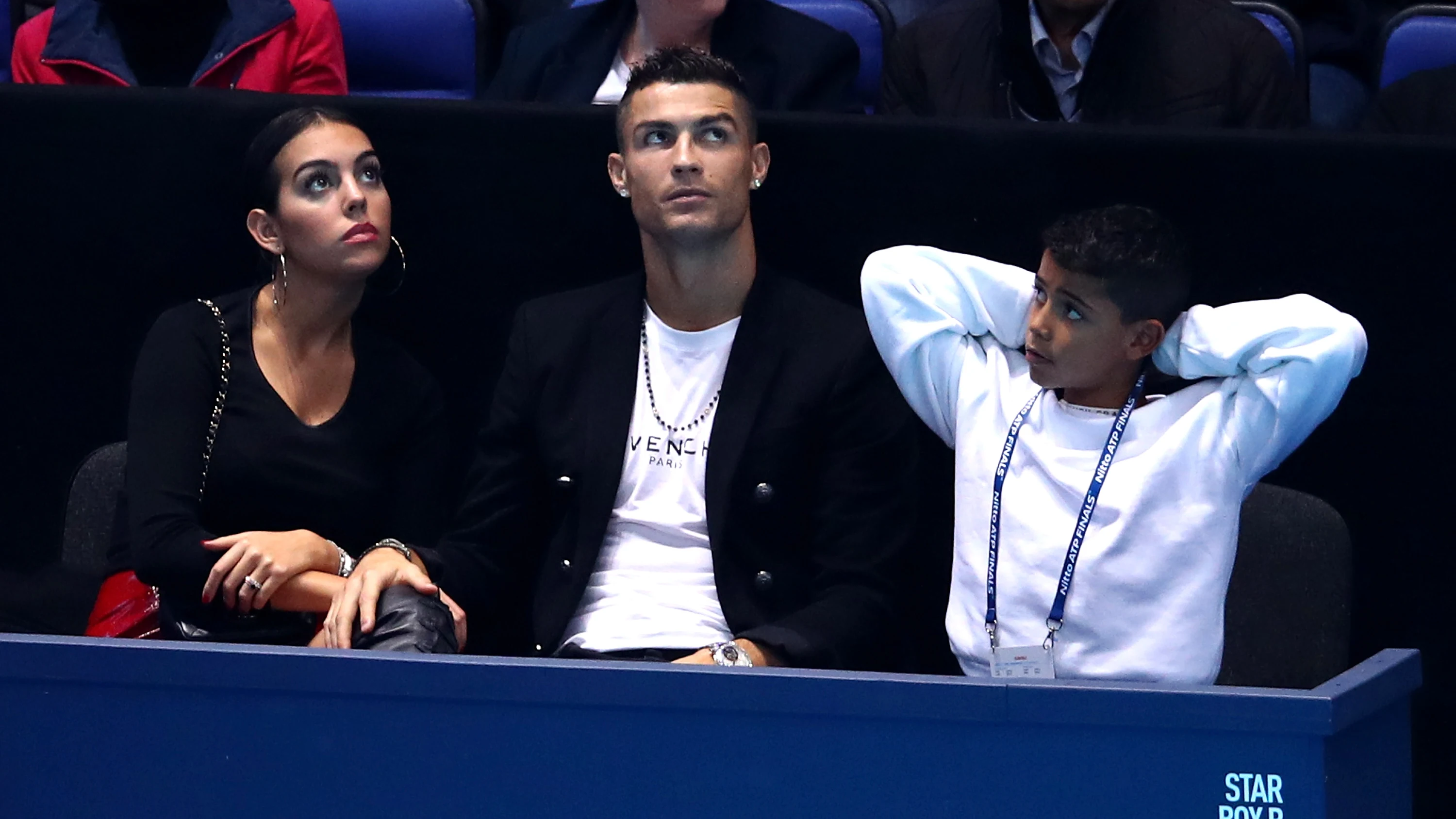 Georgina Rodríguez, Cristiano Ronaldo y su hijo