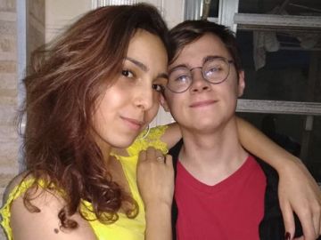Rafael Miguel y su novia Isabela Rafael Miguel y su novia Isabela