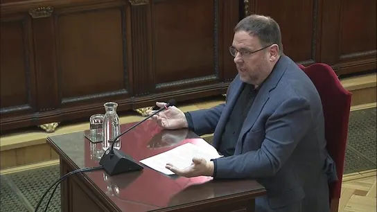 El exvicepresidente de la Generalitat Oriol Junqueras El exvicepresidente de la Generalitat Oriol Junqueras