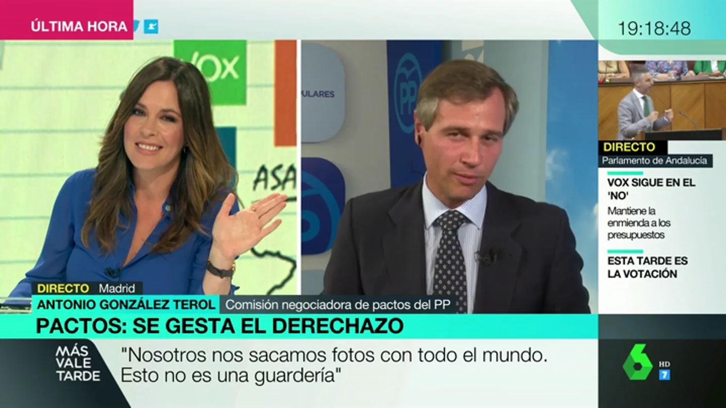 Antonio González Terol (PP): "Estamos construyendo el gobierno de Madrid entre tres partidos, aunque dos (Vox y Ciudadanos) no se hablen" Antonio González Terol (PP): "Estamos construyendo el gobierno de Madrid entre tres partidos, aunque dos (Vox y Ciudadanos) no se hablen"