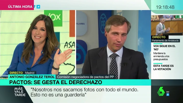 Antonio González Terol (PP): "Estamos construyendo el gobierno de Madrid entre tres partidos, aunque dos (Vox y Ciudadanos) no se hablen"