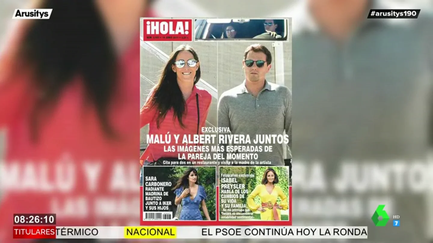 Albert Rivera y Malú: estas son las esperadas imágenes de la pareja del momento Albert Rivera y Malú: estas son las esperadas imágenes de la pareja del momento