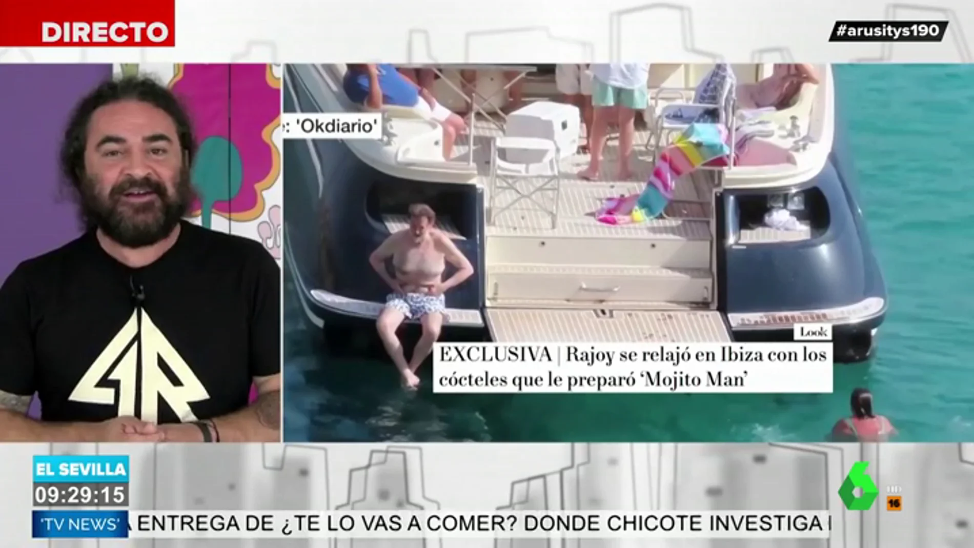 La reflexión de El Sevilla sobre las vacaciones de Rajoy en Ibiza