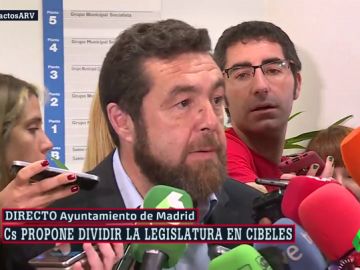 Miguel Gutiérrez (Cs): "Hemos llegado a un principio de acuerdo con el PP para revertir las malas políticas de Carmena" Miguel Gutiérrez (Cs): "Hemos llegado a un principio de acuerdo con el PP para revertir las malas políticas de Carmena"