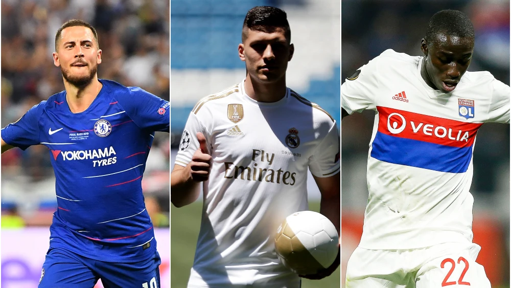 Hazard, Jovic y Mendy, nuevos fichajes del Real Madrid