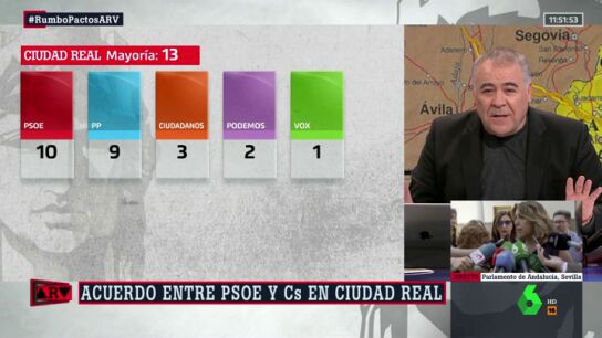 Acuerdo entre PSOE y Cs en Albacete y Ciudad Real: cada partido gobernar&aacute; dos a&ntilde;os esta legislatura