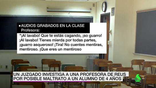 Investigan a una profesora por maltrato a un alumno de cuatro años: una grabadora captó los insultos de la docente Investigan a una profesora por maltrato a un alumno de cuatro años: una grabadora captó los insultos de la docente