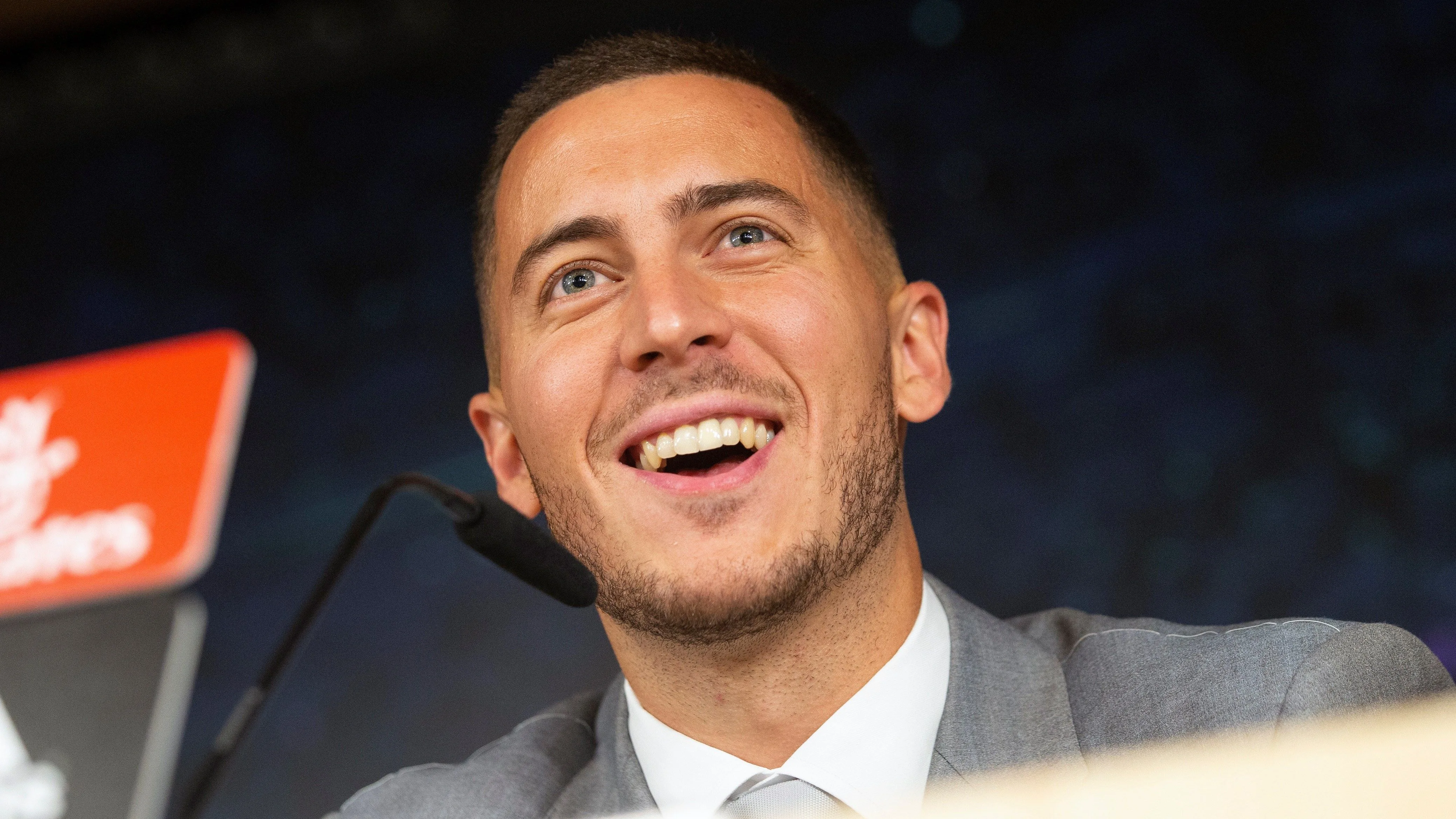 Eden Hazard, en rueda de prensa