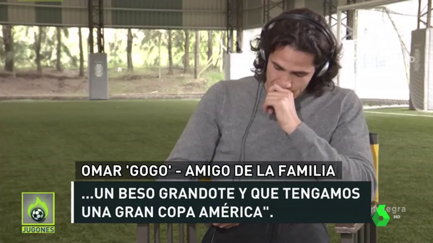 El lado más emotivo de Cavani: se emociona en una entrevista al ver el mensaje de un amigo El lado más emotivo de Cavani: se emociona en una entrevista al ver el mensaje de un amigo