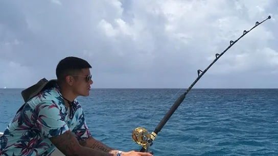 Marcos Rojo, disfrutando de sus vacaciones Marcos Rojo, disfrutando de sus vacaciones