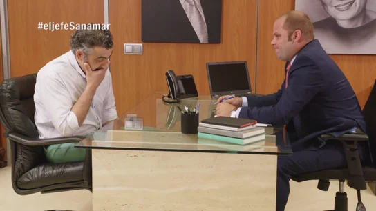 La tensa charla de El Jefe infiltrado de Sanamar y Sebastián La tensa charla de El Jefe infiltrado de Sanamar y Sebastián