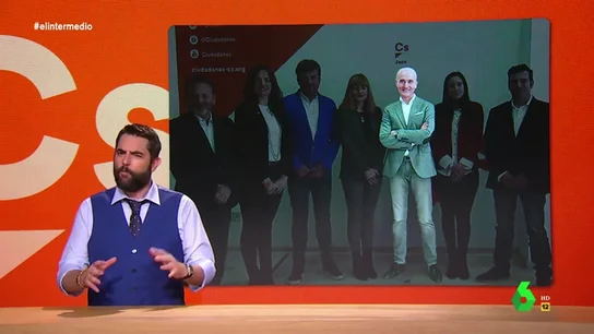 Dani Mateo 'descubre' la estrategia del "Napoleón naranja", el candidato de Ciudadanos que busca "pillar cacho como sea" Dani Mateo 'descubre' la estrategia del "Napoleón naranja", el candidato de Ciudadanos que busca "pillar cacho como sea"