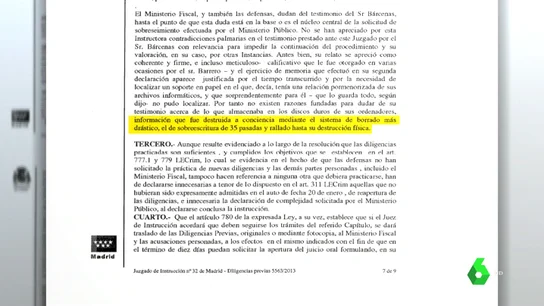 Cronología del borrado de los ordenadores de Bárcenas: cómo empezó el caso y qué hizo el PP para defenderse Cronología del borrado de los ordenadores de Bárcenas: cómo empezó el caso y qué hizo el PP para defenderse