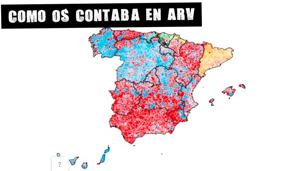 El mapa municipal de España tras las elecciones del 26M