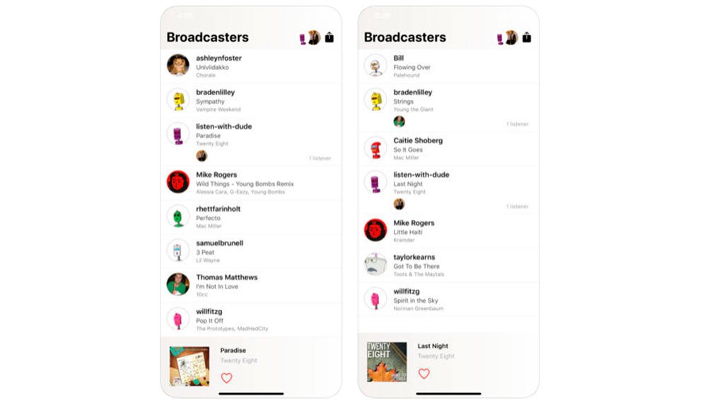 Listen Along en el iPhone