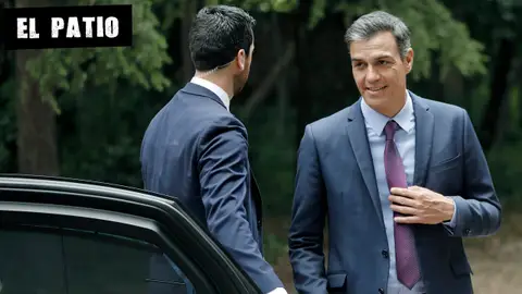 Pedro Sánchez El patio