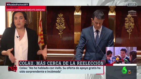 Ada Colau, en Al Rojo Vivo Ada Colau, en Al Rojo Vivo