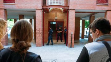 Portal donde ocurrió el crimen de Aranjuez