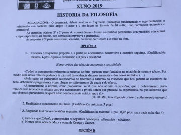 Examen de Selectividad suspendido en Galicia Examen de Selectividad suspendido en Galicia