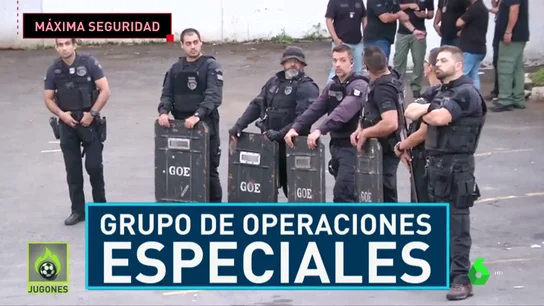 Blindaje policial a Neymar en su declaración: hasta 11 policías a su alrededor Blindaje policial a Neymar en su declaración: hasta 11 policías a su alrededor