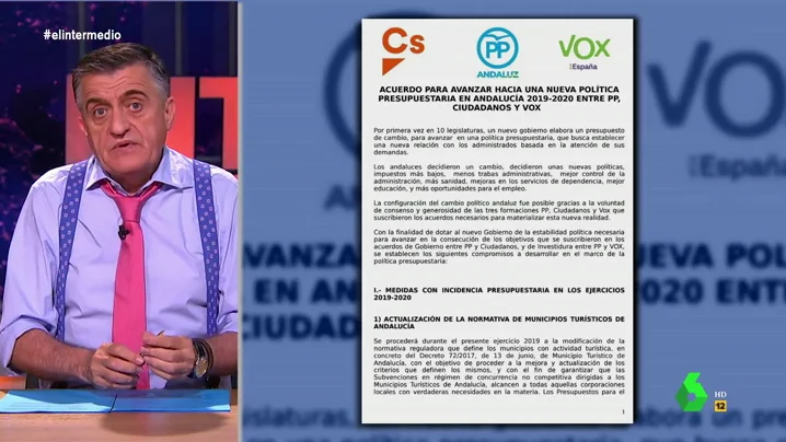 La reacción de Wyoming a las declaraciones de Ignacio Aguado sobre Vox: "¿Dónde se ha visto que Ciudadanos firme acuerdos con Vox?"