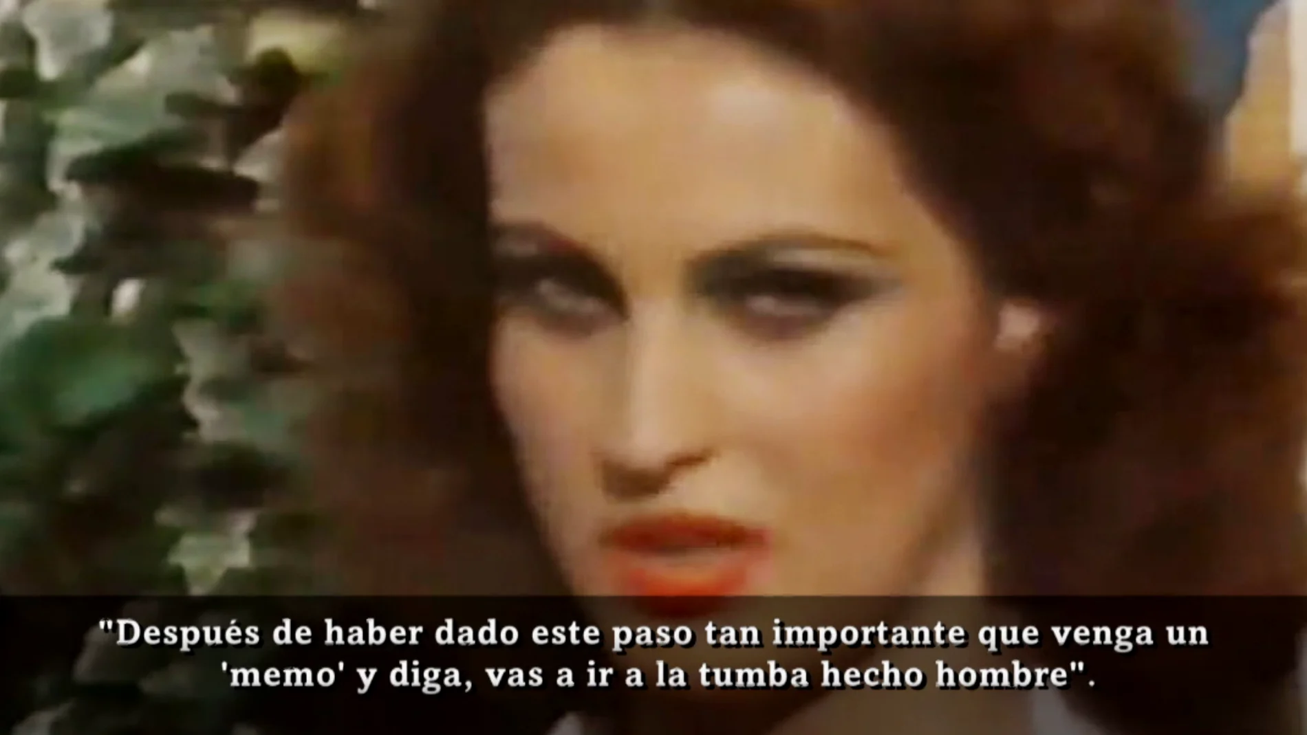Carla Antonelli durante un reportaje en 1980