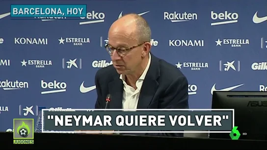 Es oficial: Neymar quiere volver al Barça Es oficial: Neymar quiere volver al Barça