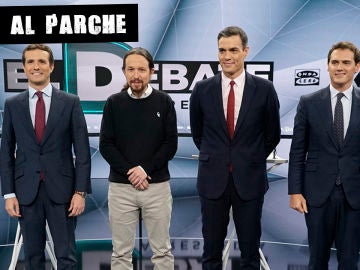 Los líderes de PP, Unidas Podemos, PSOE y Cs en el Debate de Atresmedia Los líderes de PP, Unidas Podemos, PSOE y Cs en el Debate de Atresmedia