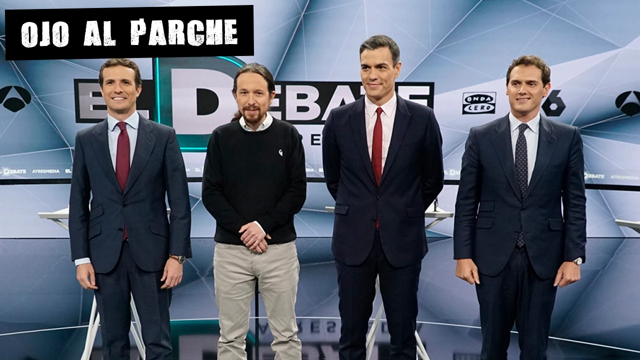 Los líderes de PP, Unidas Podemos, PSOE y Cs en el Debate de Atresmedia