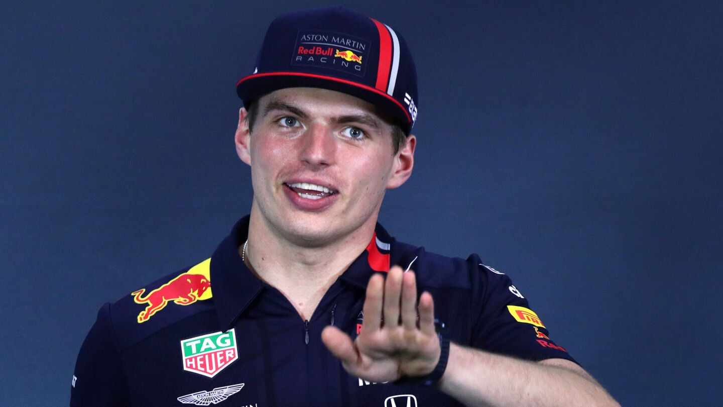 Verstappen habla ante los medios&ordm;