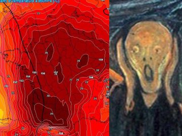 Mapa de calor en Francia comparado con 'El Grito' Mapa de calor en Francia comparado con 'El Grito'