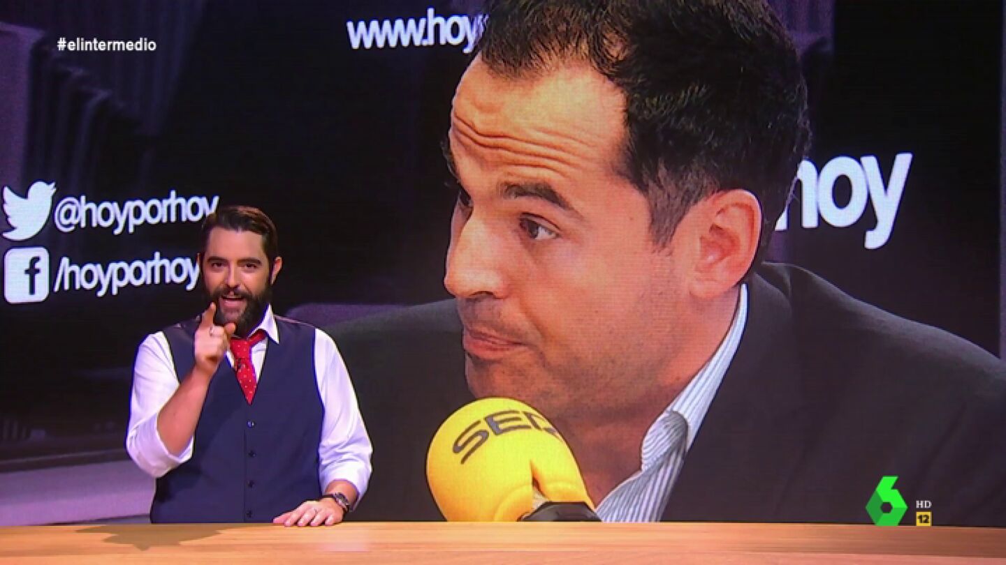 Dani Mateo analiza la reacci&oacute;n de Ignacio Aguado al descubrir "las lagunas de su estrategia": "Est&aacute; sufriendo un cortocircuito mental"