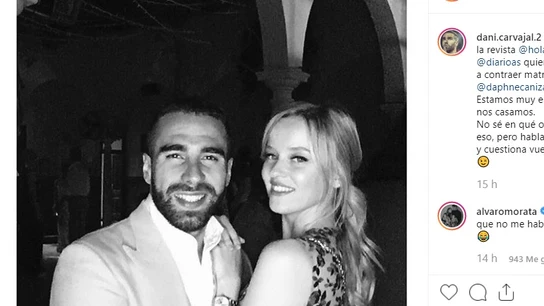 Dani Carvajal y Daphne Cañizares Dani Carvajal y Daphne Cañizares