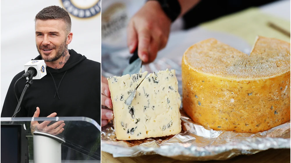 Un queso hecho... con las bacterias de los pies de Beckham