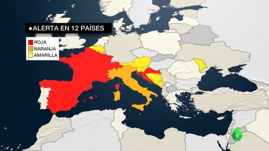 Europa es un horno: 12 países están en alerta roja por las altas temperaturas Europa es un horno: 12 países están en alerta roja por las altas temperaturas