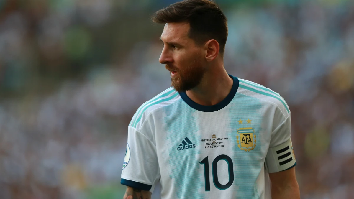 Messi, con Argentina