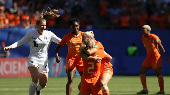 Holanda celebra un gol Holanda celebra un gol