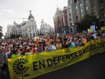 Manifestación en defensa de Madrid Central