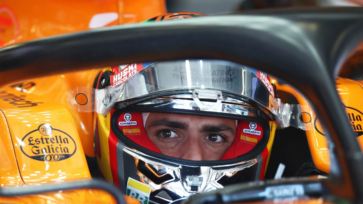 Carlos Sainz, en su McLaren