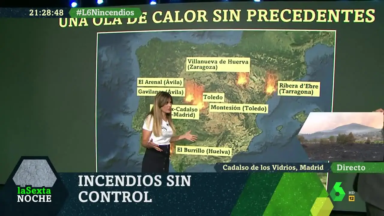 Incendios en España